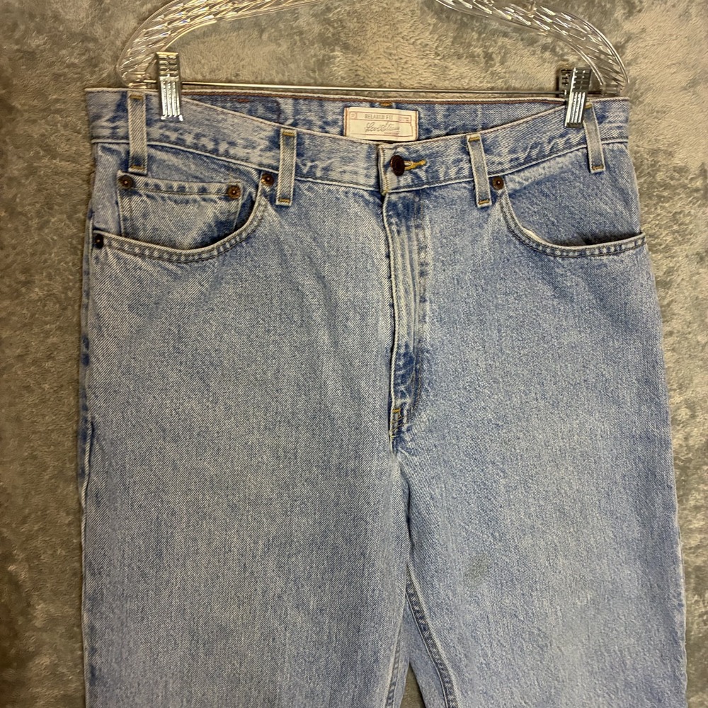 Vtg Signature Levis Men Relaxed Fit Jean 36x32 Y2K Grunge Punk Medium Wash Denim